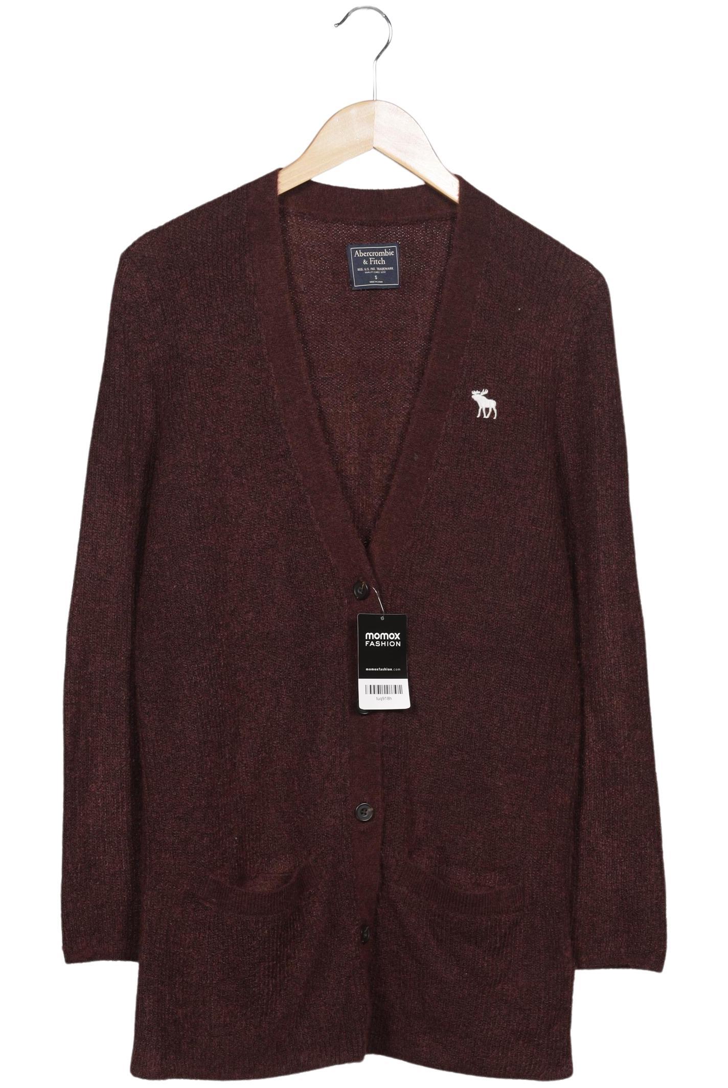 

Abercrombie & Fitch Damen Strickjacke, bordeaux, Gr. 36