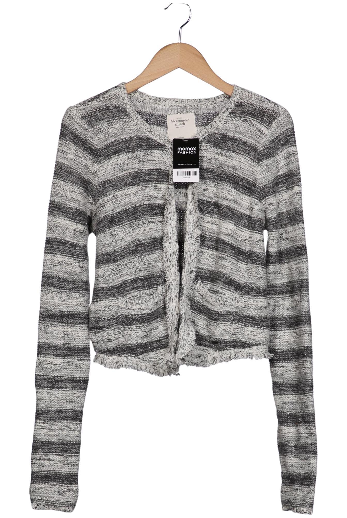 

Abercrombie & Fitch Damen Strickjacke, grau, Gr. 42