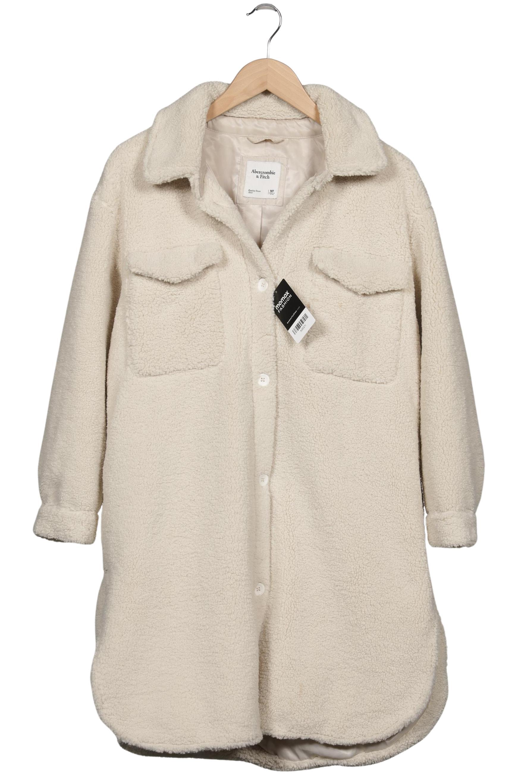 

Abercrombie & Fitch Damen Mantel, cremeweiß, Gr. 38