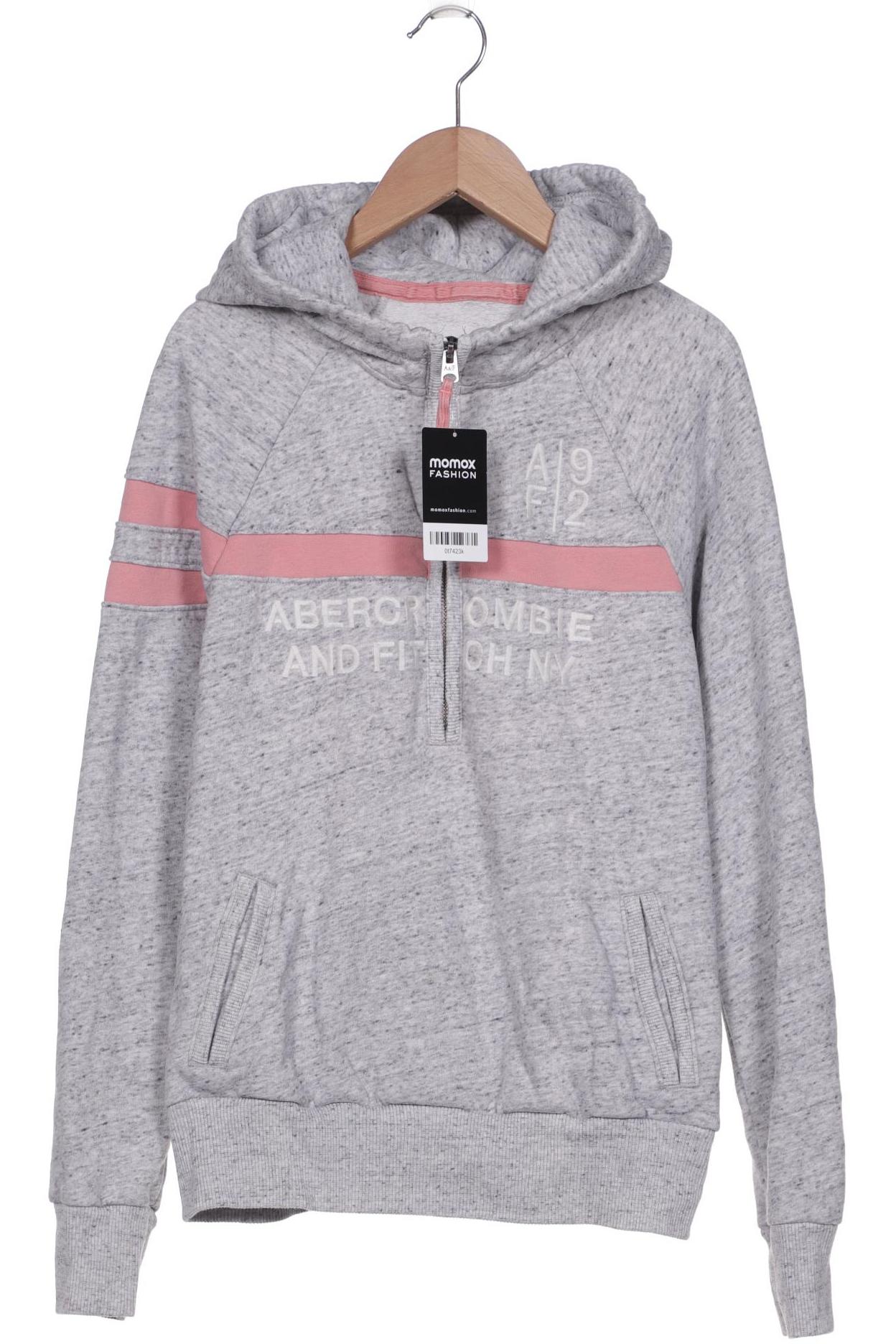 

Abercrombie & Fitch Damen Kapuzenpullover, grau, Gr. 42