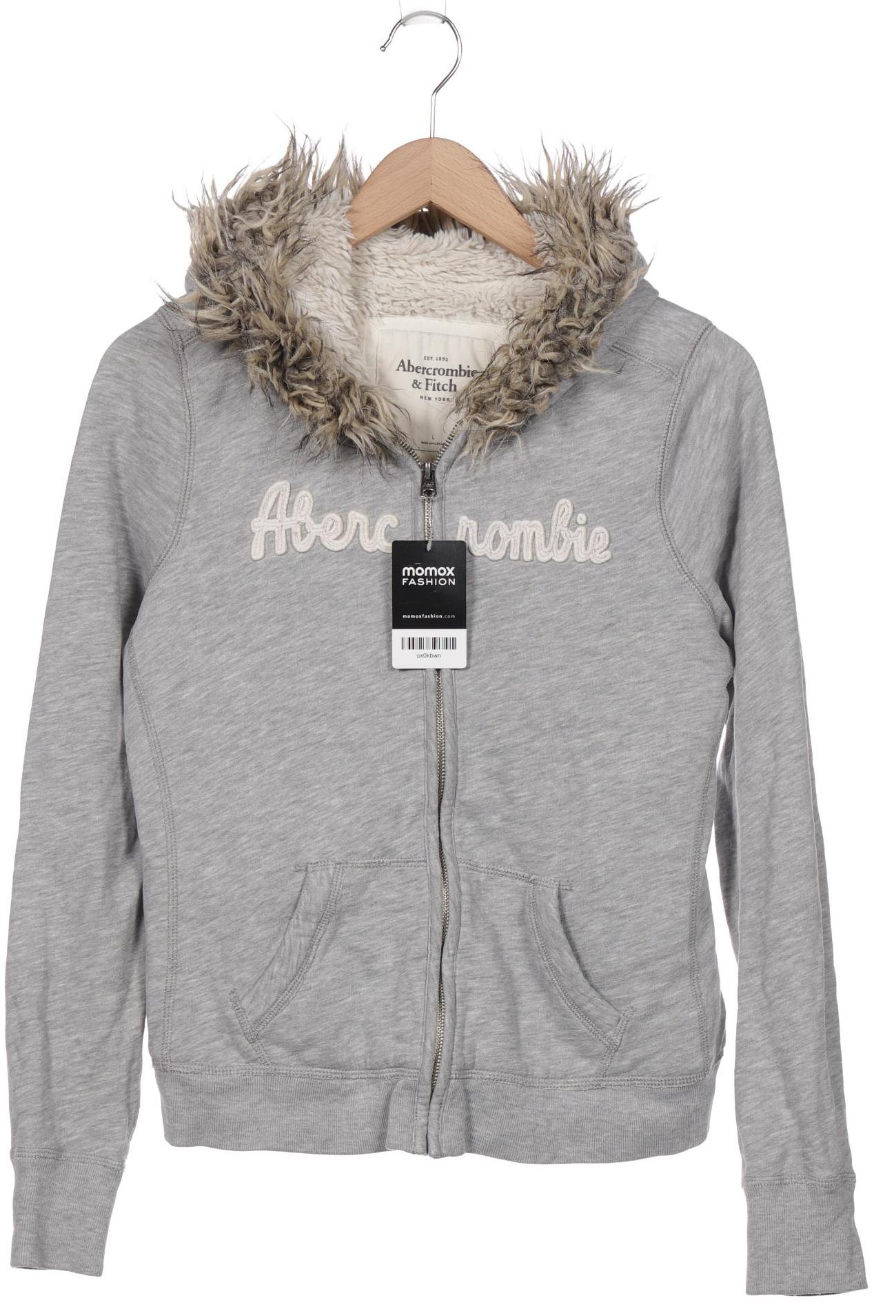 

Abercrombie & Fitch Damen Kapuzenpullover, grau