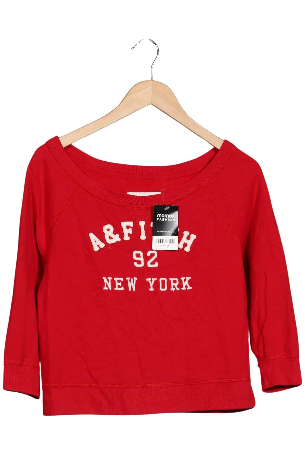 

Abercrombie & Fitch Damen Sweatshirt, rot, Gr. 36
