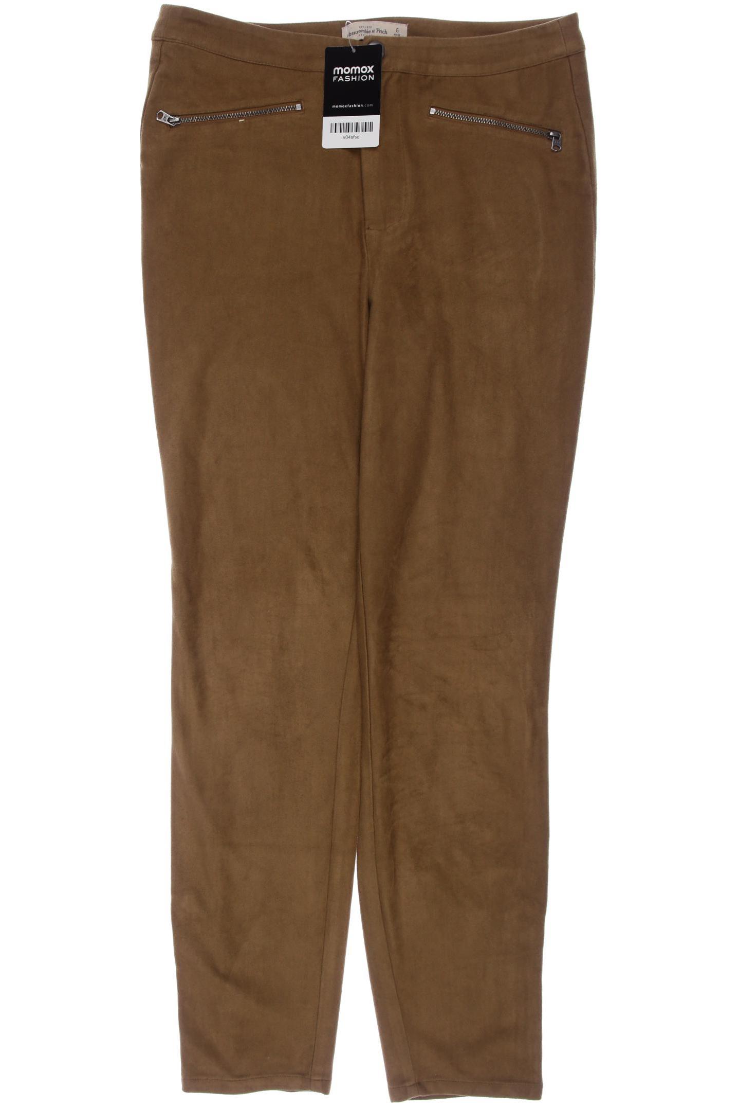 

Abercrombie & Fitch Damen Stoffhose, braun, Gr. 6