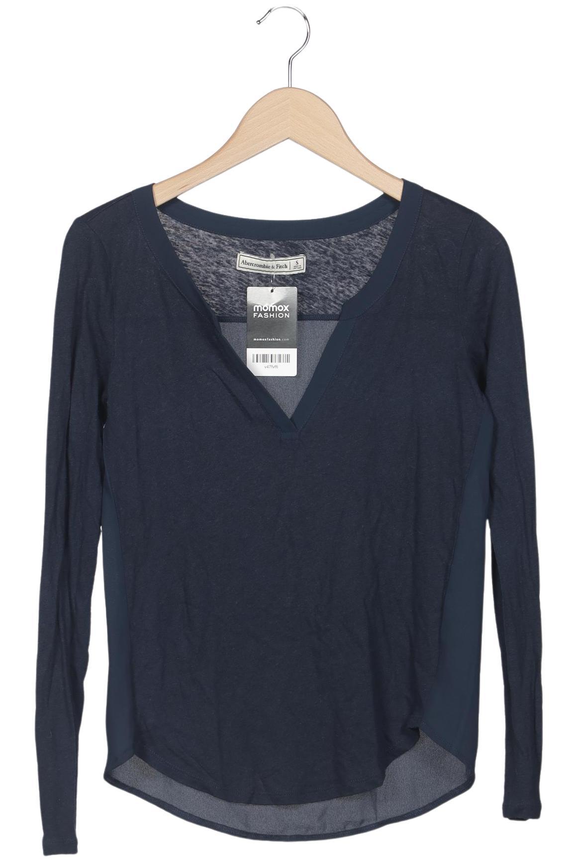 

Abercrombie & Fitch Damen Langarmshirt, marineblau, Gr. 36