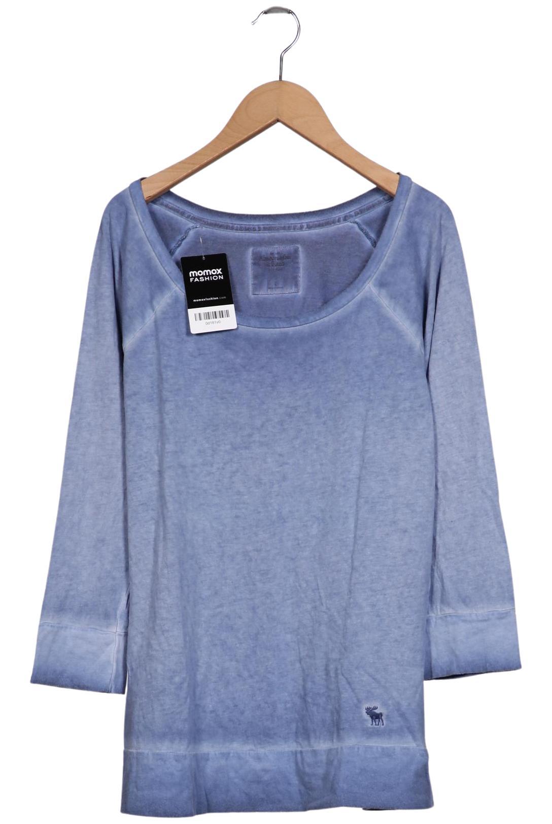 

Abercrombie & Fitch Damen Langarmshirt, hellblau, Gr. 42