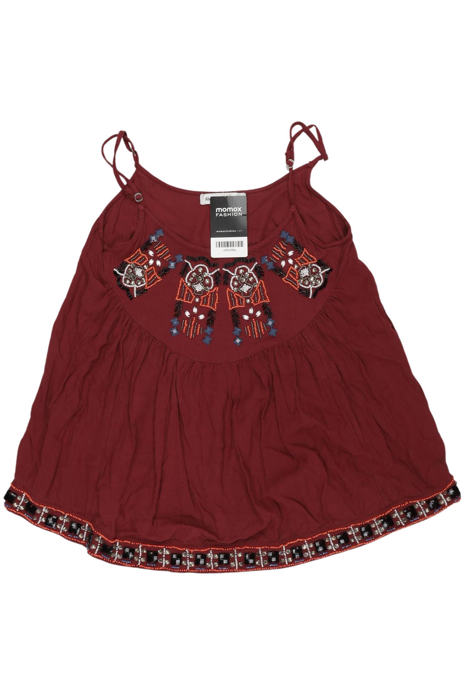 

Abercrombie & Fitch Damen Top, bordeaux, Gr. 34