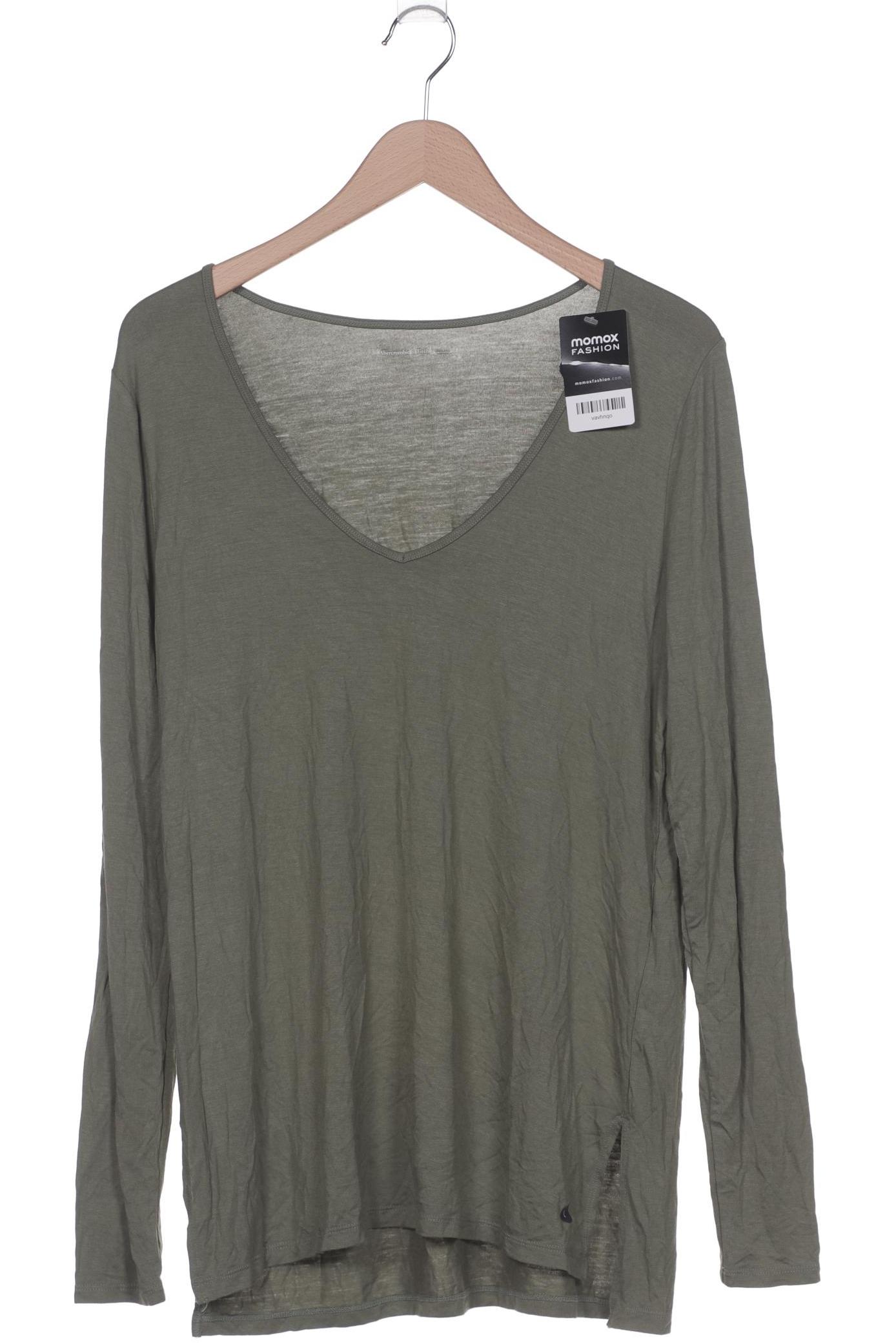 

Abercrombie & Fitch Damen Langarmshirt, grün, Gr. 42