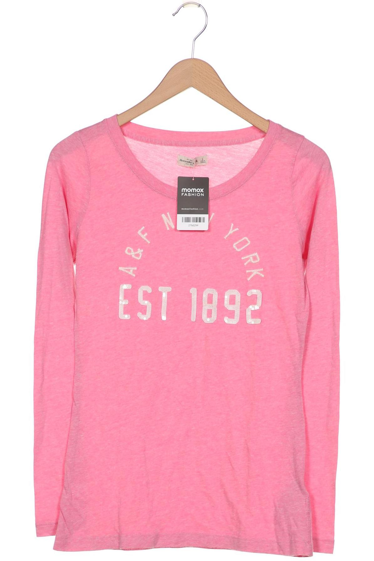 

Abercrombie & Fitch Damen Langarmshirt, pink, Gr. 42