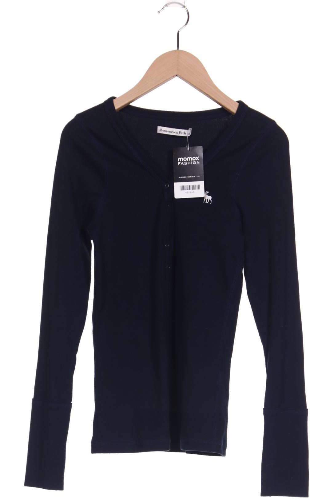 

Abercrombie & Fitch Damen Langarmshirt, marineblau, Gr. 36