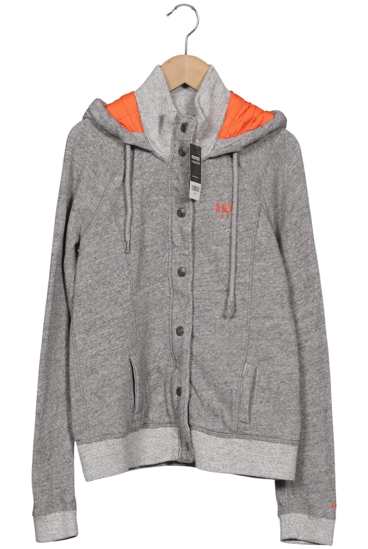 

Abercrombie & Fitch Damen Kapuzenpullover, grau, Gr. 36