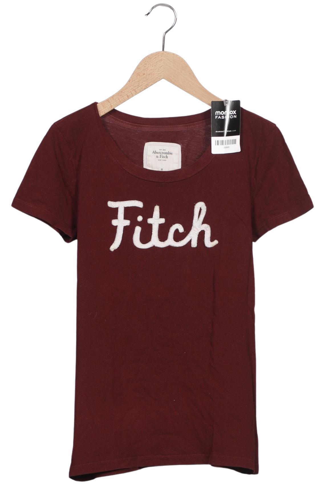 

Abercrombie & Fitch Damen T-Shirt, bordeaux, Gr. 38