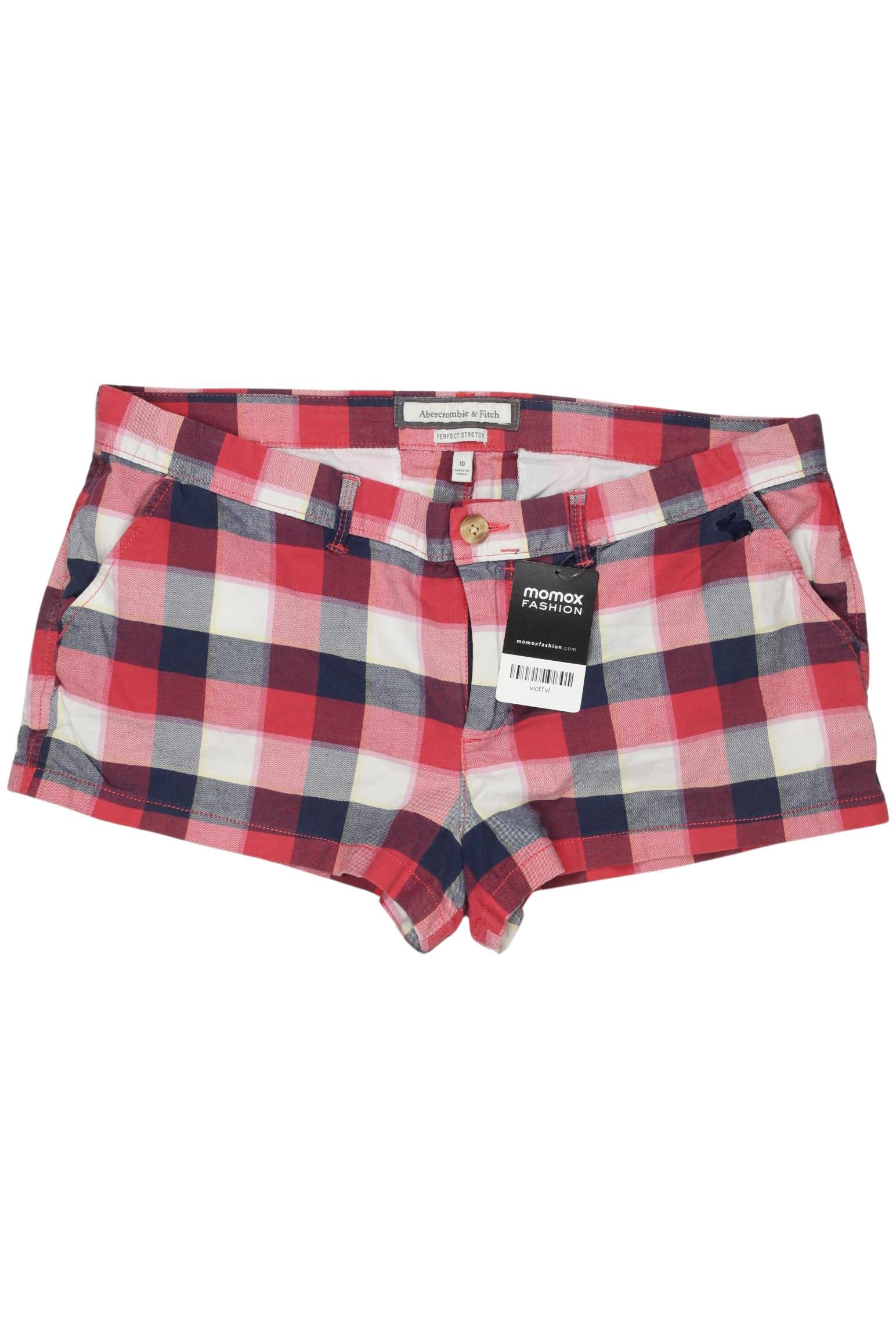 

Abercrombie & Fitch Damen Shorts, rot, Gr. 10