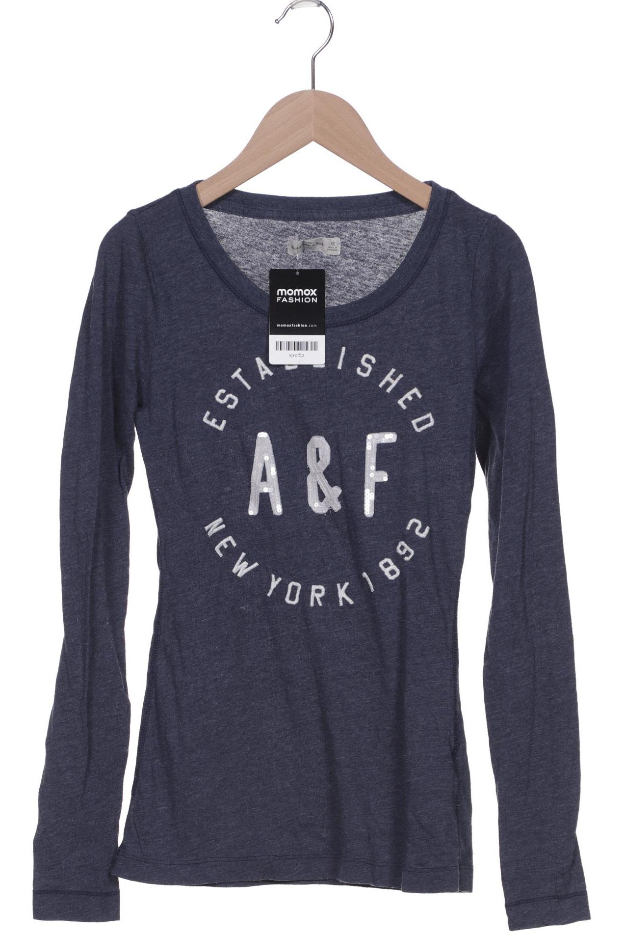 

Abercrombie & Fitch Damen Langarmshirt, marineblau