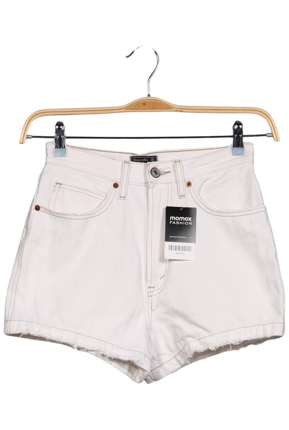 

Abercrombie & Fitch Damen Shorts, weiß, Gr. 25