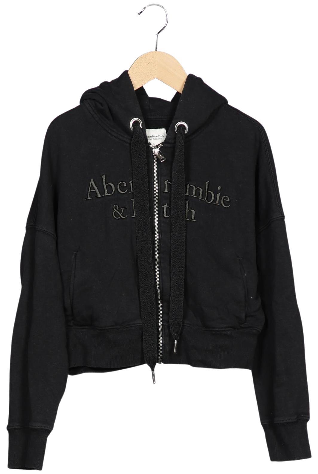 

Abercrombie & Fitch Damen Kapuzenpullover, schwarz, Gr. 34
