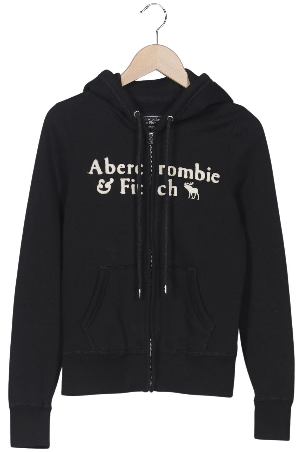 

Abercrombie & Fitch Damen Kapuzenpullover, schwarz, Gr. 36