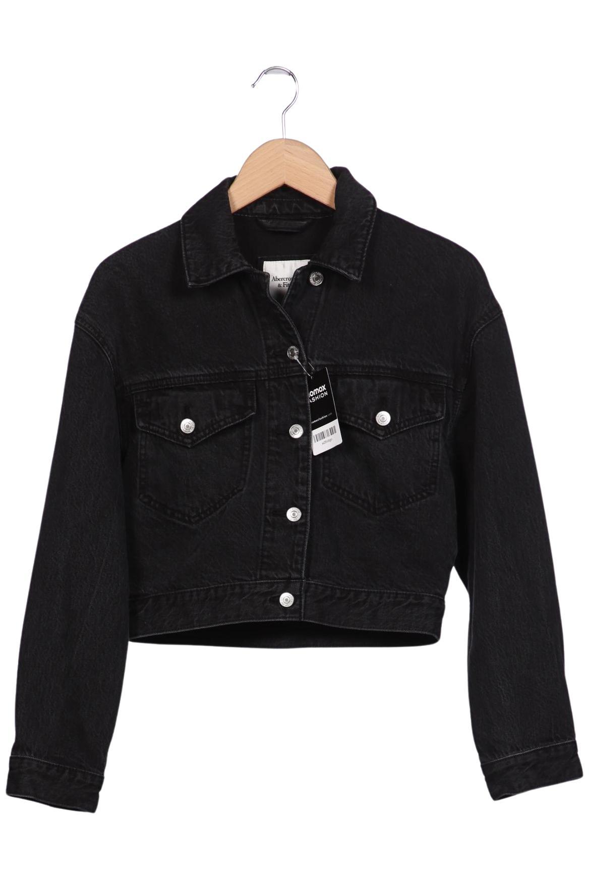 

Abercrombie & Fitch Damen Jacke, schwarz, Gr. 34