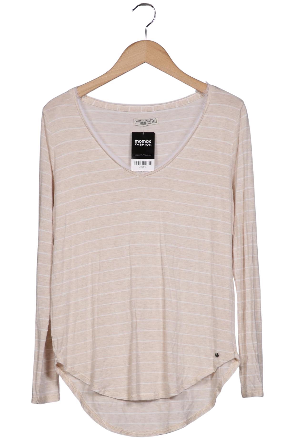 

Abercrombie & Fitch Damen Langarmshirt, beige, Gr. 38