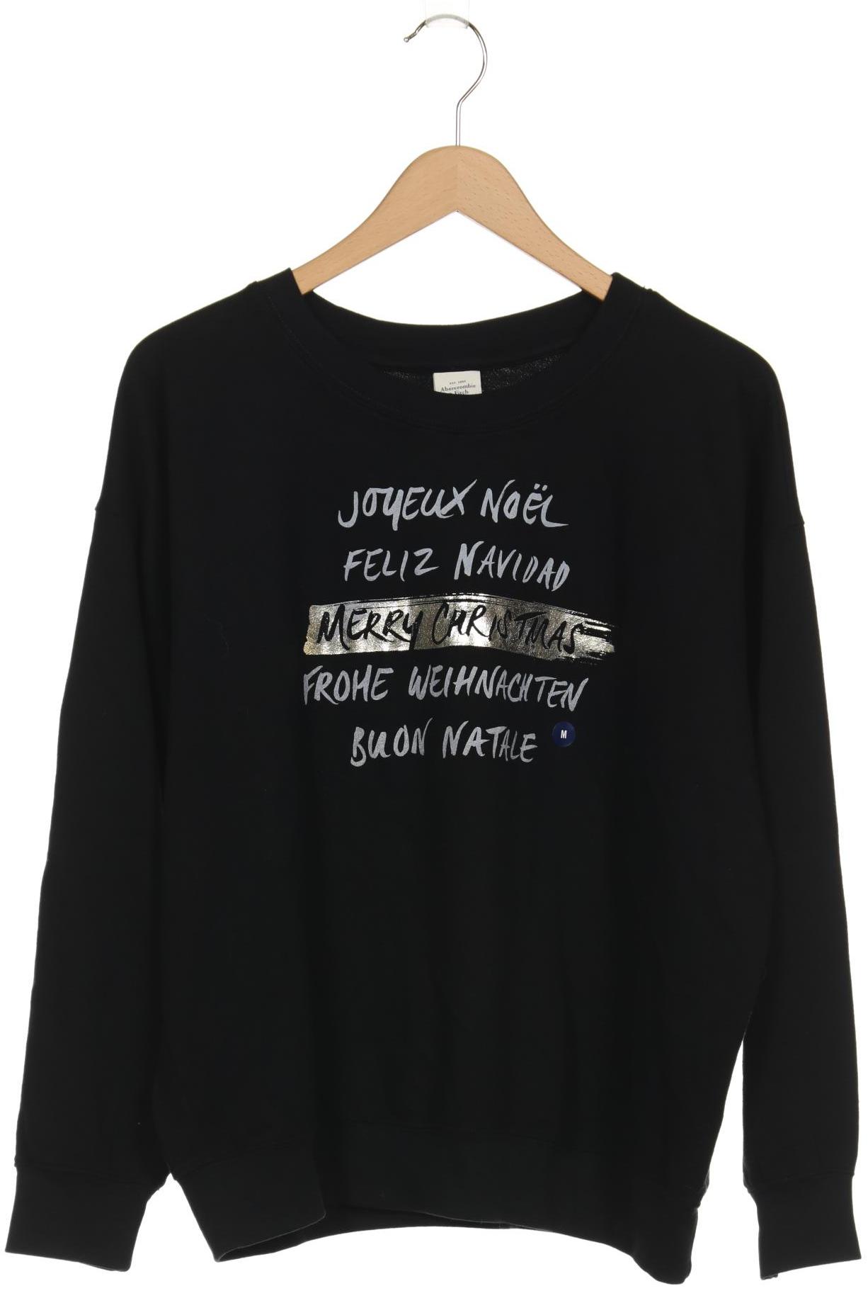 

Abercrombie & Fitch Damen Sweatshirt, schwarz