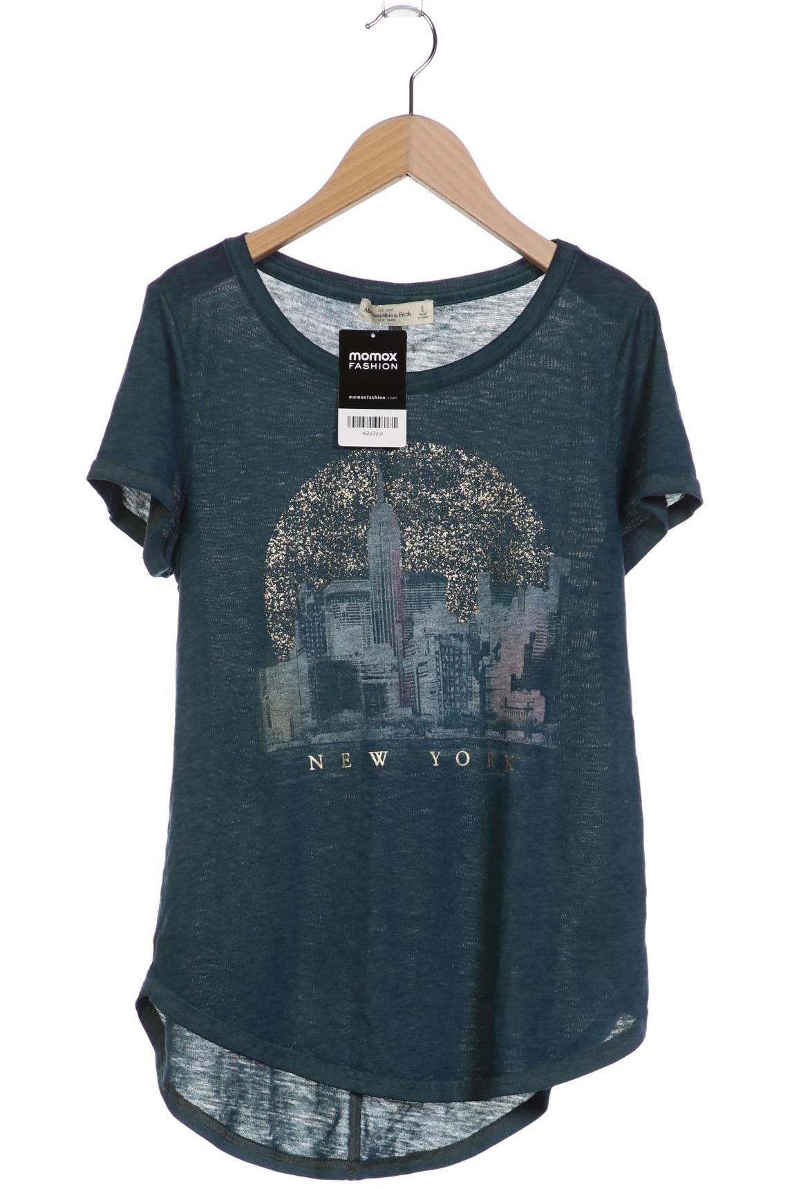 

Abercrombie & Fitch Damen T-Shirt, türkis, Gr. 36
