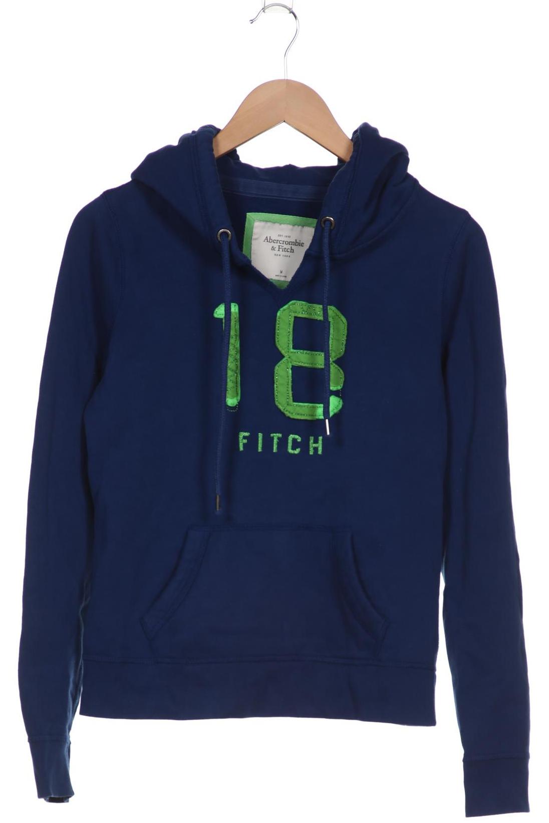 

Abercrombie & Fitch Damen Kapuzenpullover, blau, Gr. 38