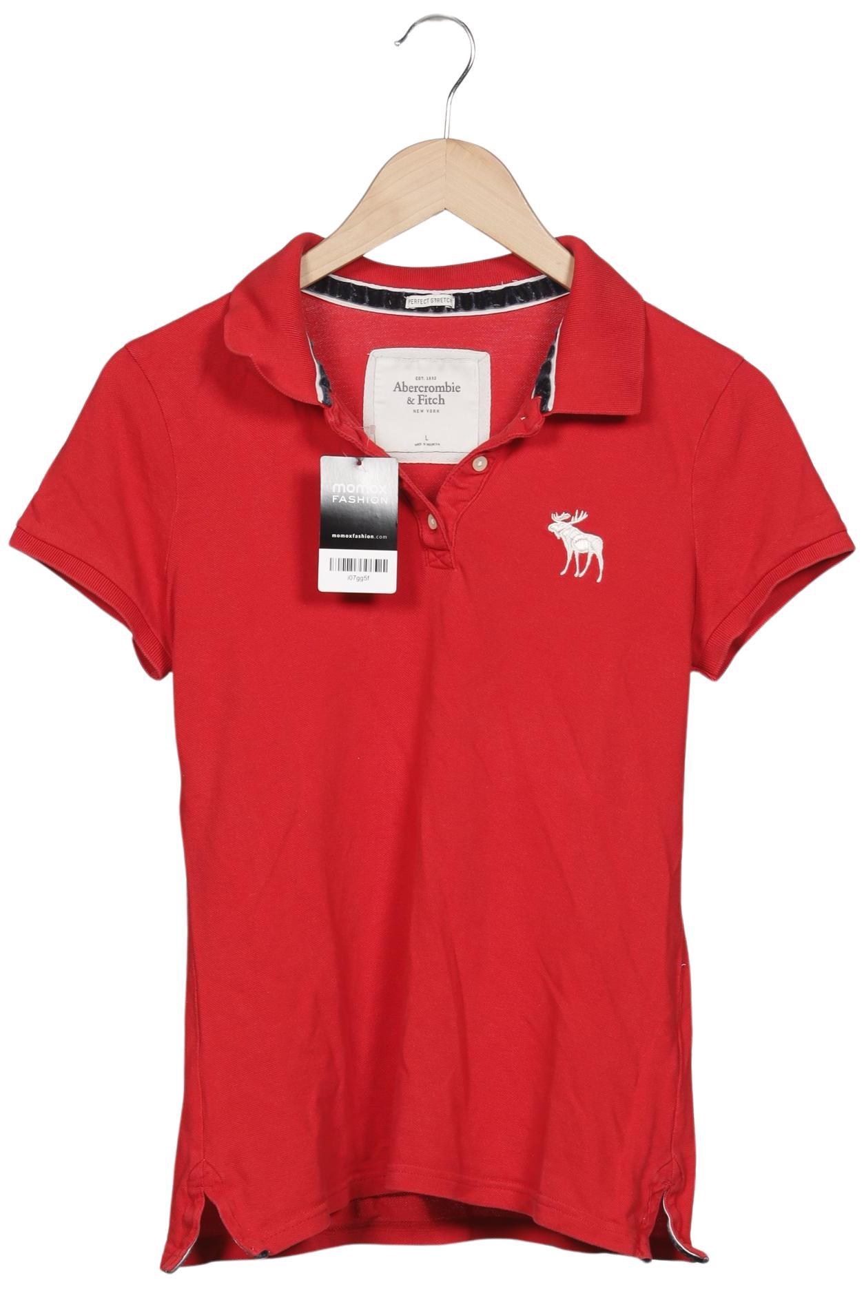 

Abercrombie & Fitch Damen Poloshirt, rot, Gr. 42
