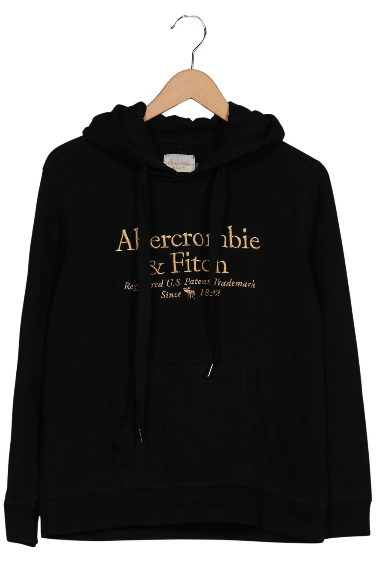 

Abercrombie & Fitch Damen Kapuzenpullover, schwarz, Gr. 34