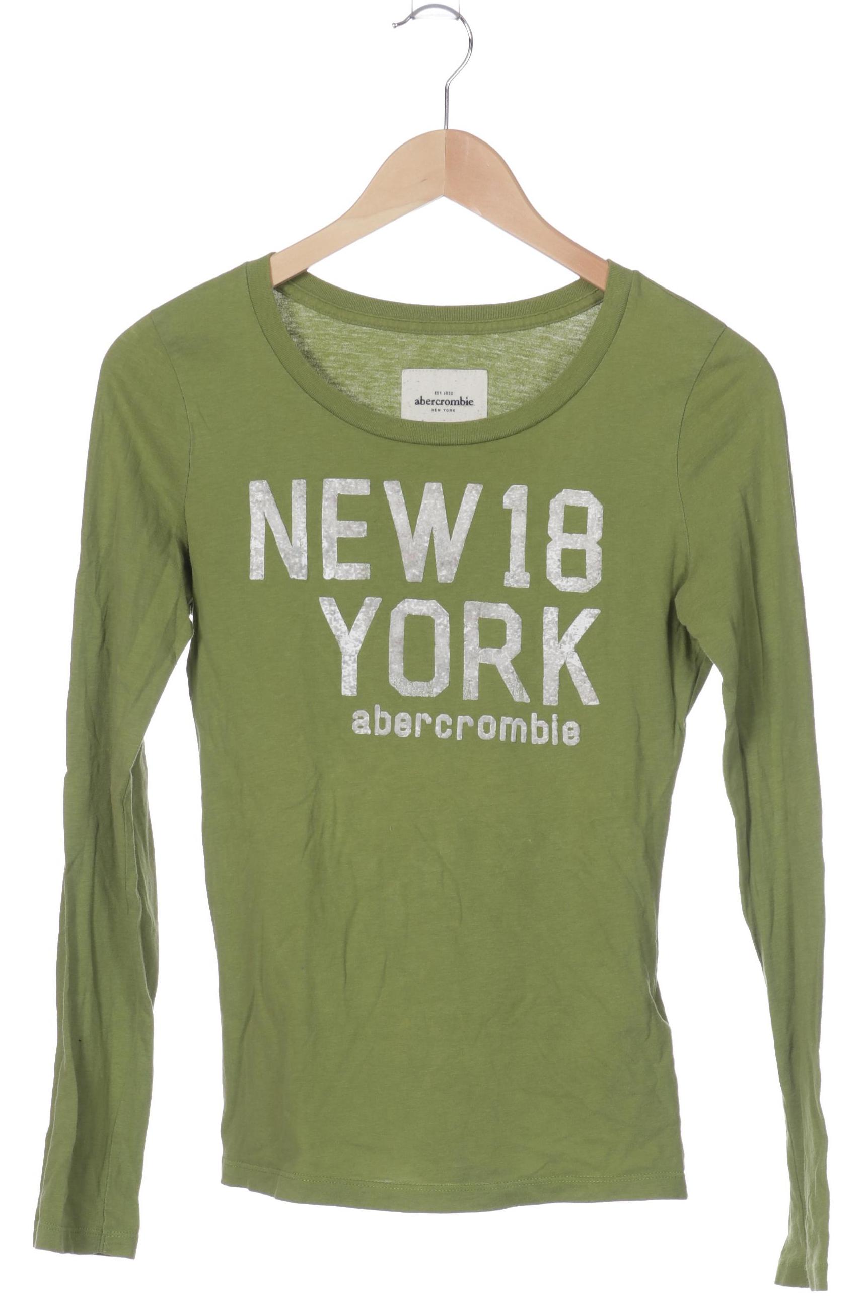 

Abercrombie & Fitch Damen Langarmshirt, grün, Gr. 44