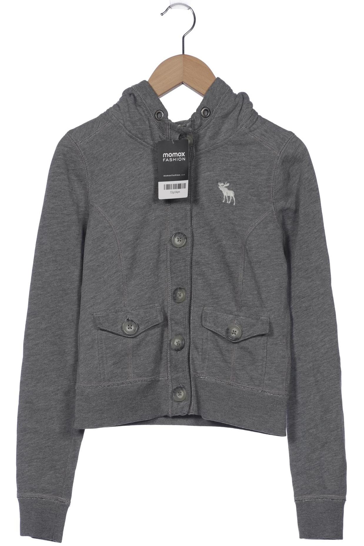 

Abercrombie & Fitch Damen Kapuzenpullover, grau, Gr. 34