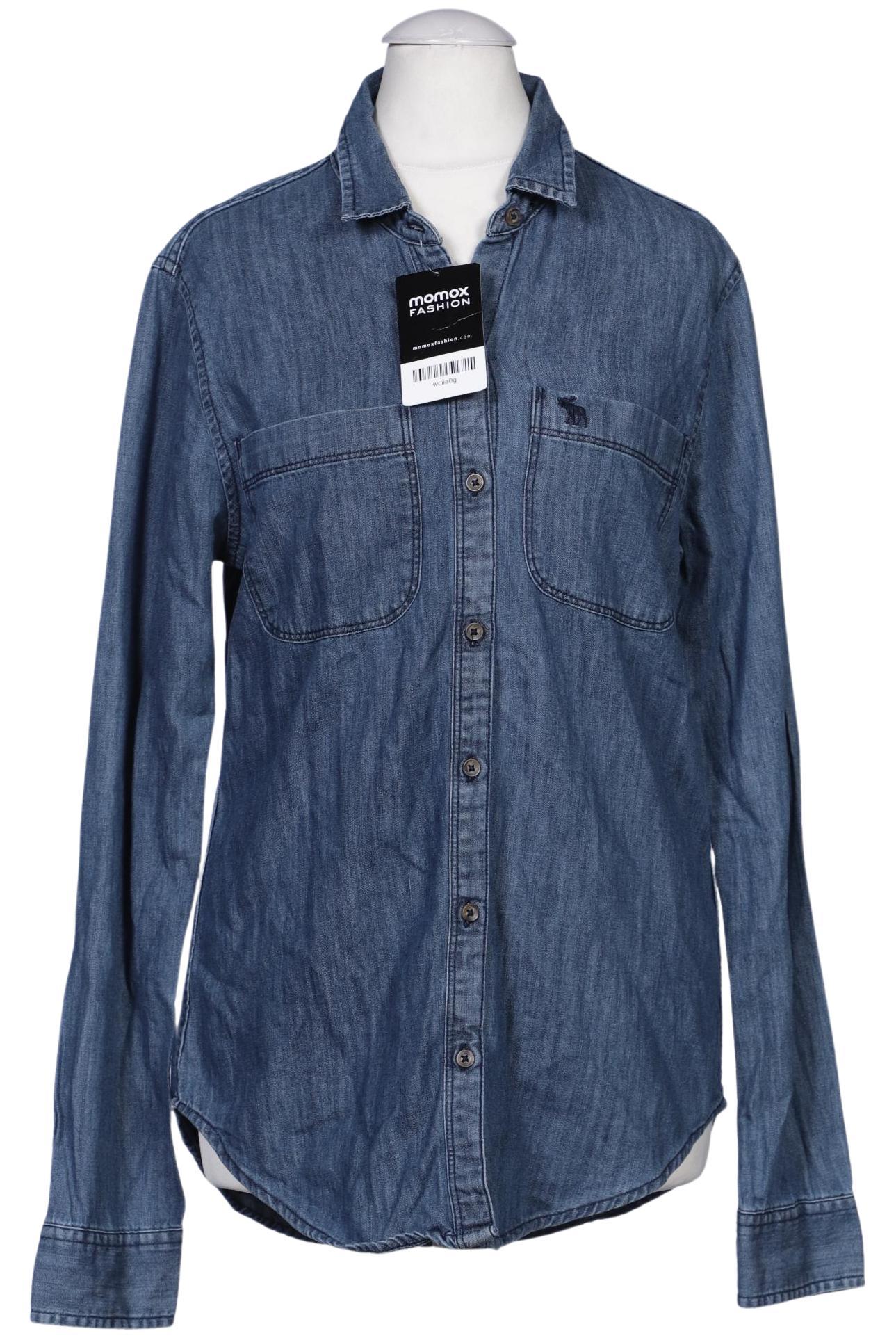 

Abercrombie & Fitch Damen Bluse, blau, Gr. 34