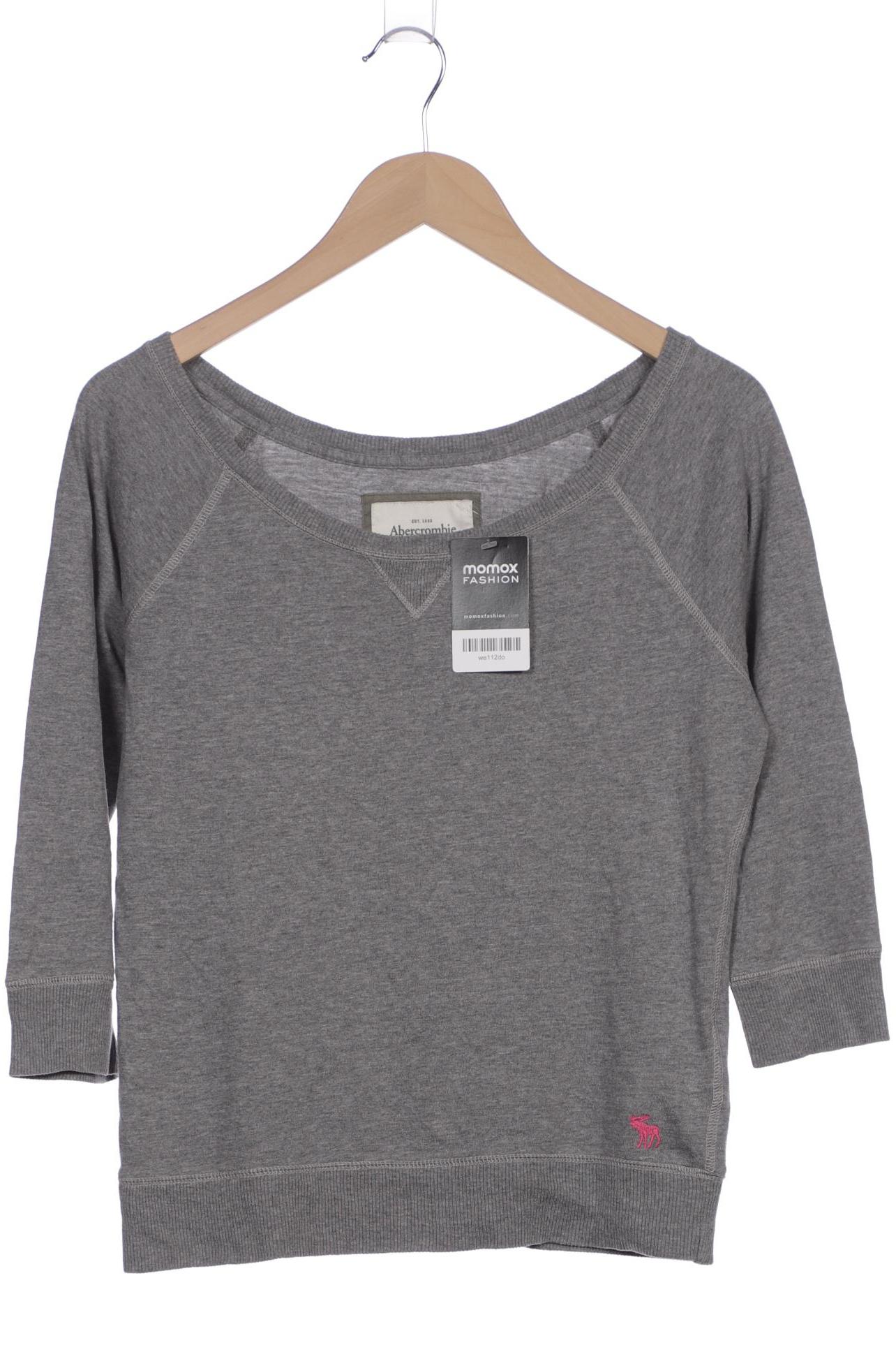 

Abercrombie & Fitch Damen Langarmshirt, grau, Gr. 38