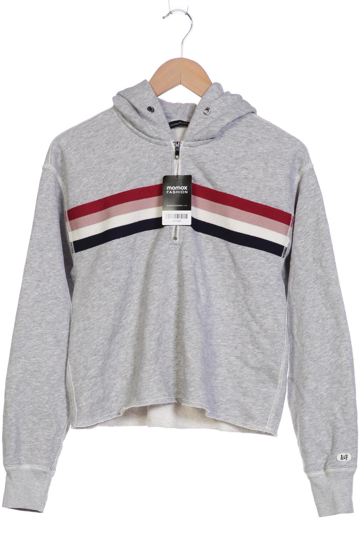 

Abercrombie & Fitch Damen Kapuzenpullover, grau