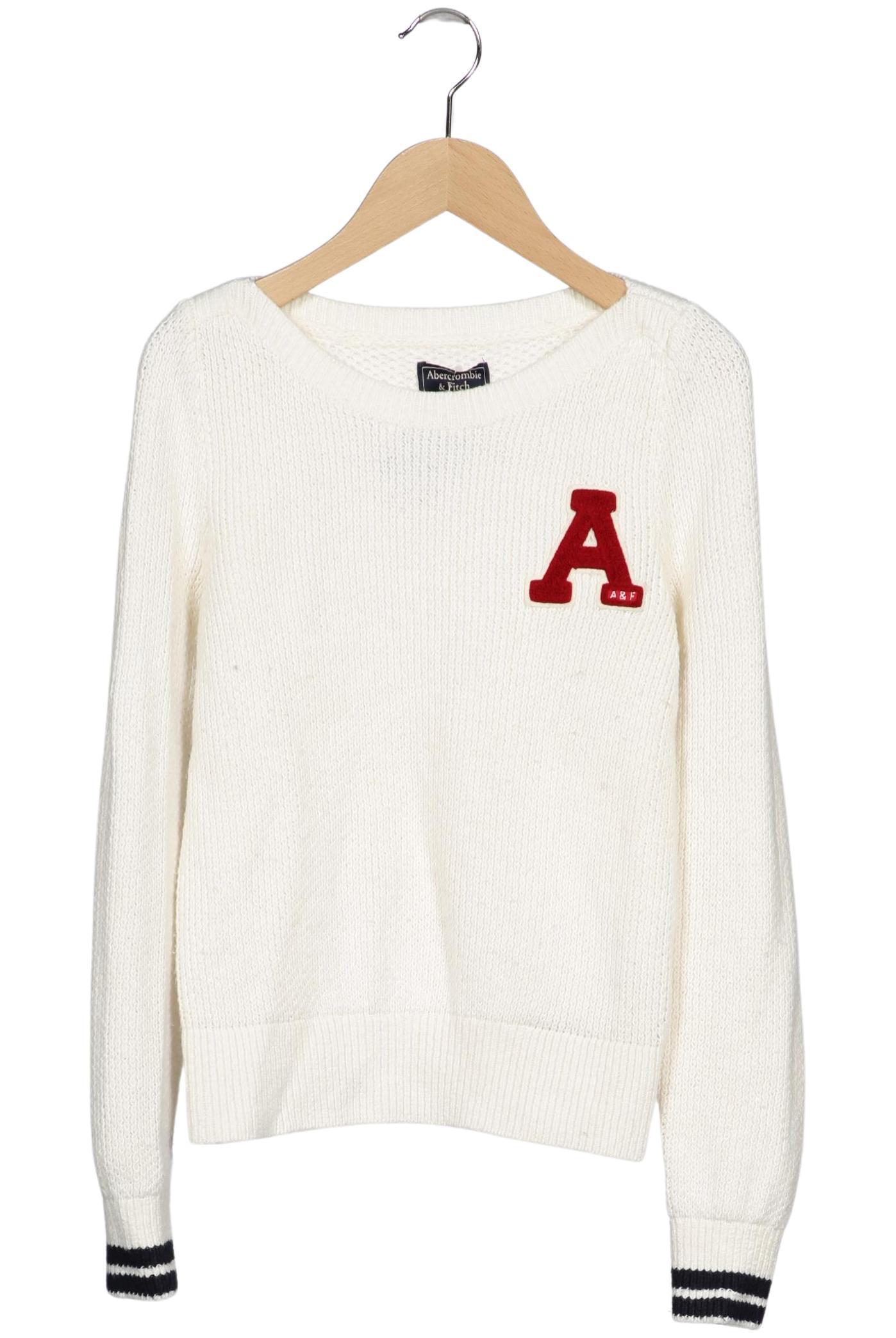 

Abercrombie & Fitch Damen Pullover, weiß, Gr. 34
