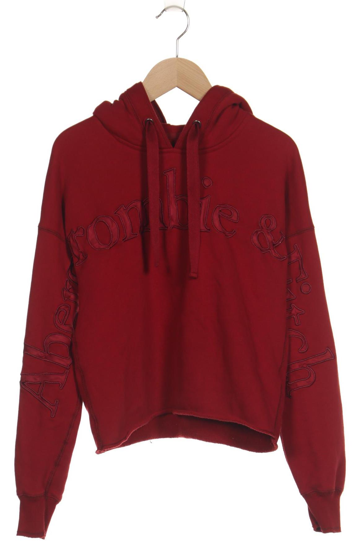 

Abercrombie & Fitch Damen Kapuzenpullover, rot, Gr. 32