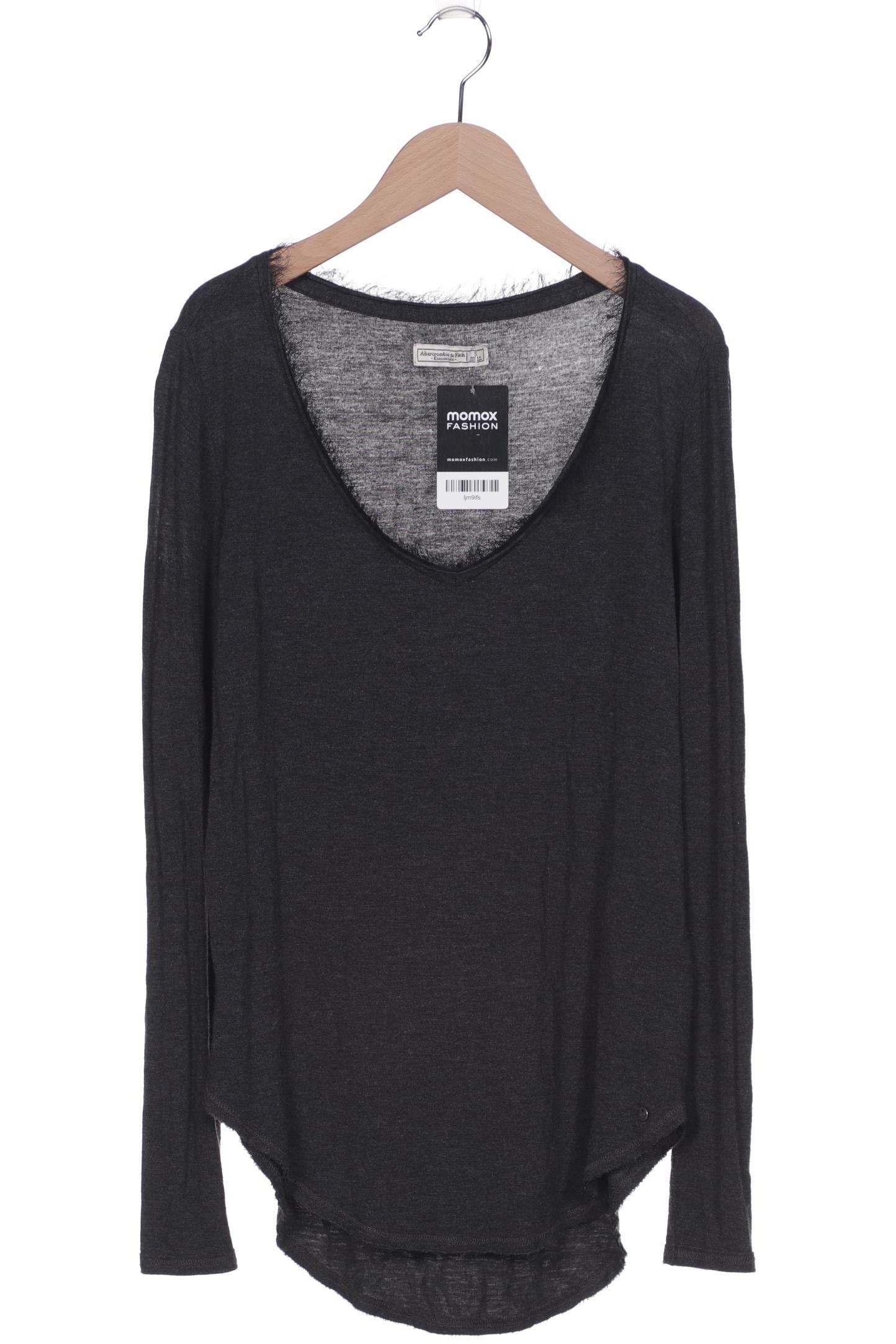 

Abercrombie & Fitch Damen Langarmshirt, grau