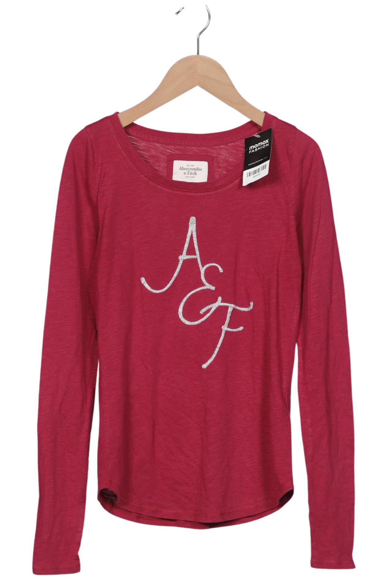 

Abercrombie & Fitch Damen Langarmshirt, pink, Gr. 34