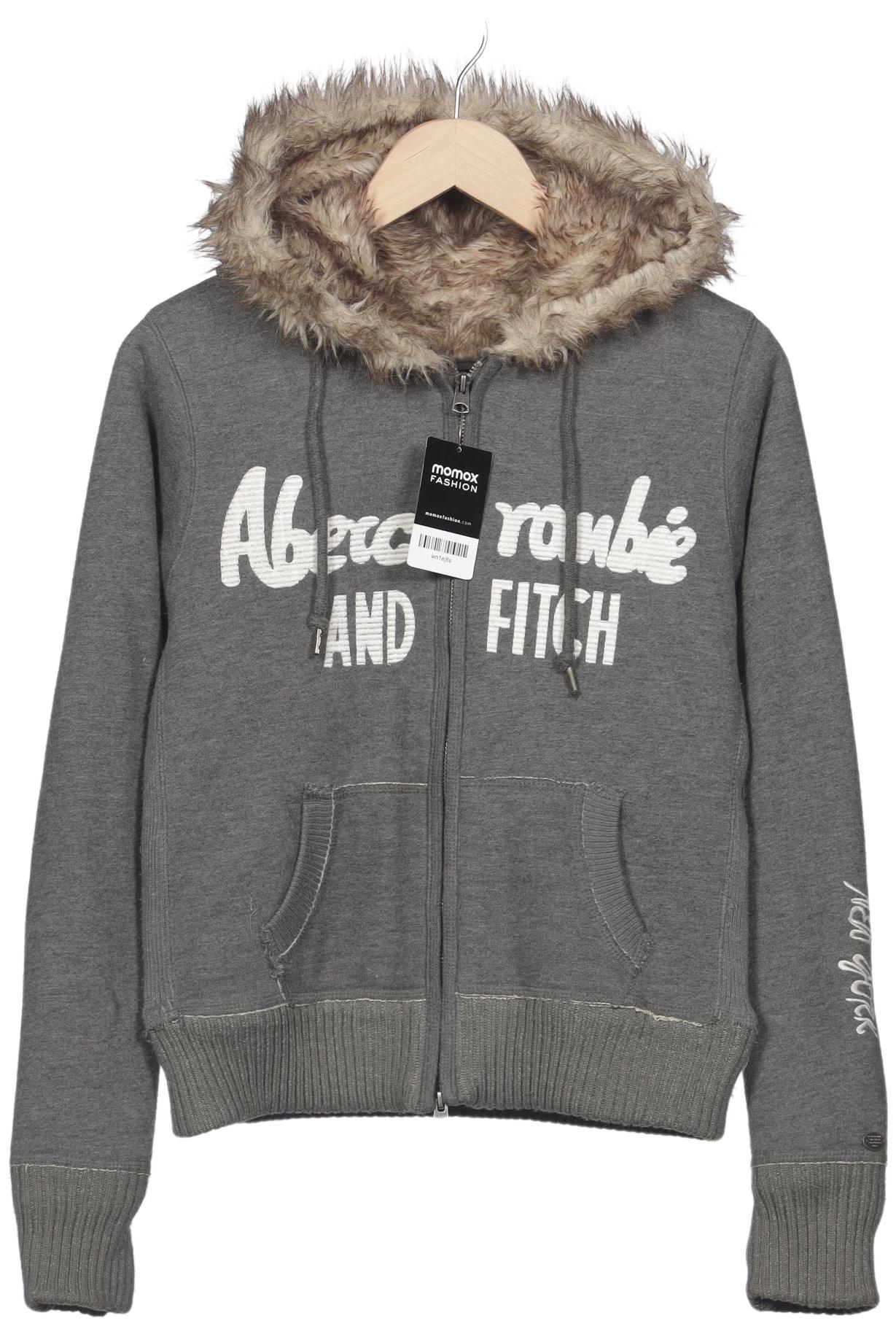

Abercrombie & Fitch Damen Kapuzenpullover, grau, Gr. 42