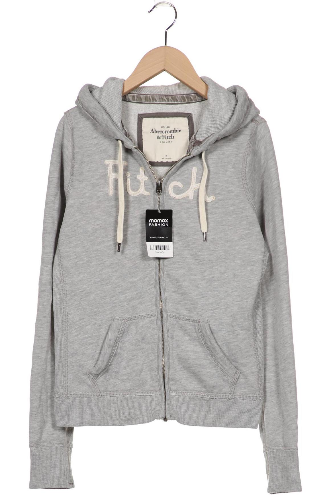 

Abercrombie & Fitch Damen Kapuzenpullover, grau, Gr. 38