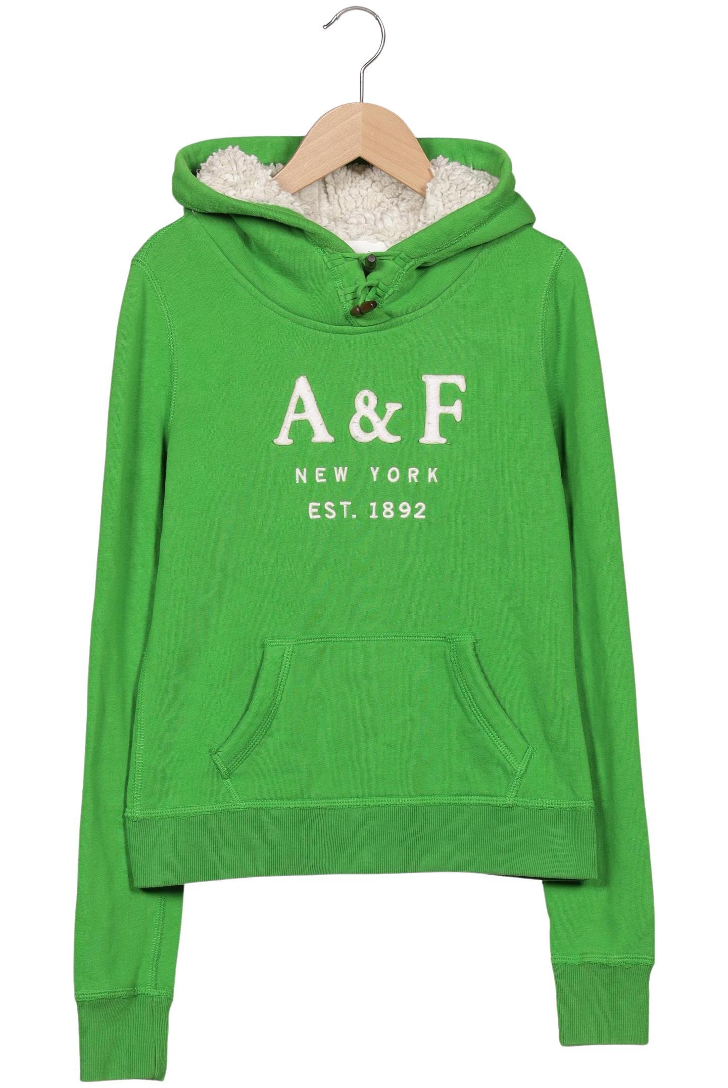 

Abercrombie & Fitch Damen Kapuzenpullover, grün, Gr. 36