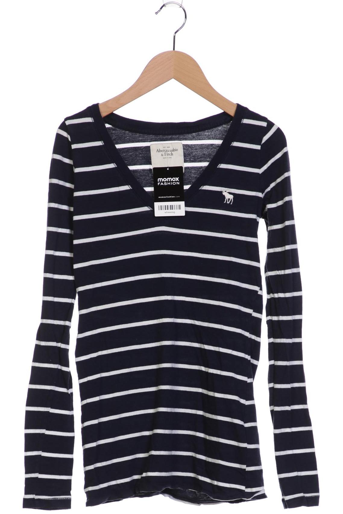 

Abercrombie & Fitch Damen Langarmshirt, marineblau, Gr. 36