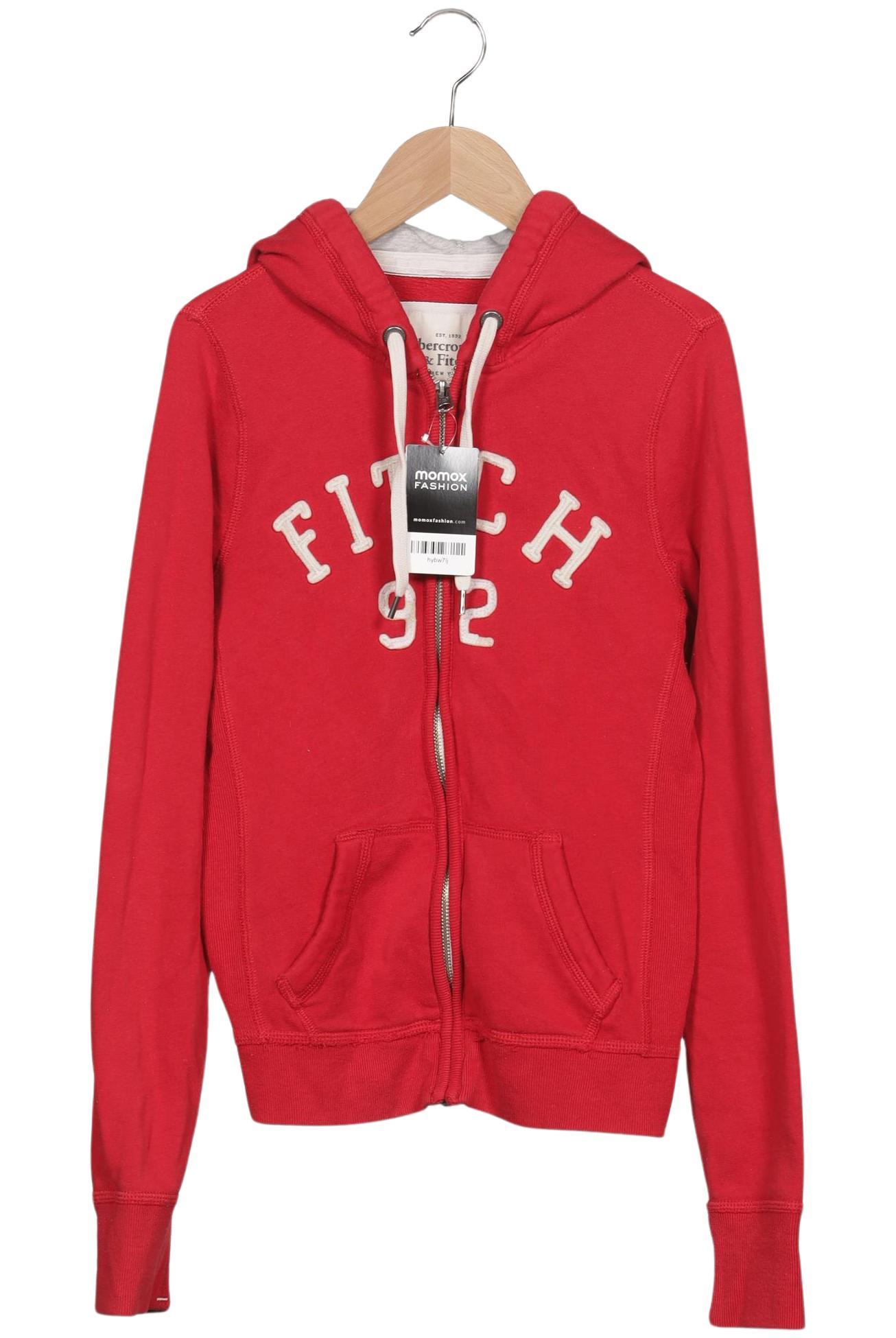 

Abercrombie & Fitch Damen Kapuzenpullover, rot, Gr. 38
