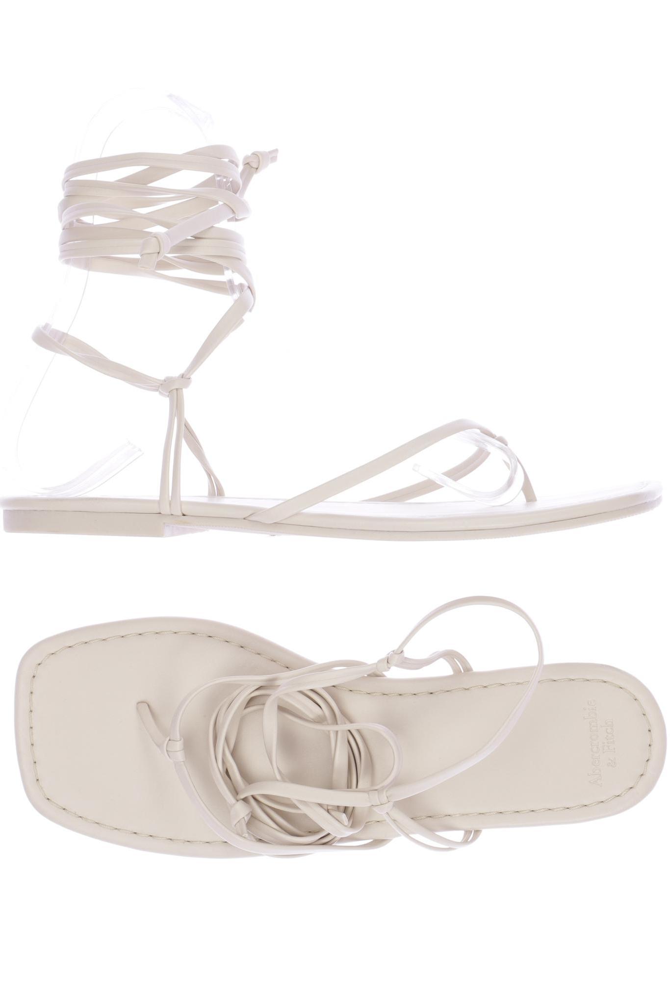 

Abercrombie & Fitch Damen Sandale, beige, Gr. 39