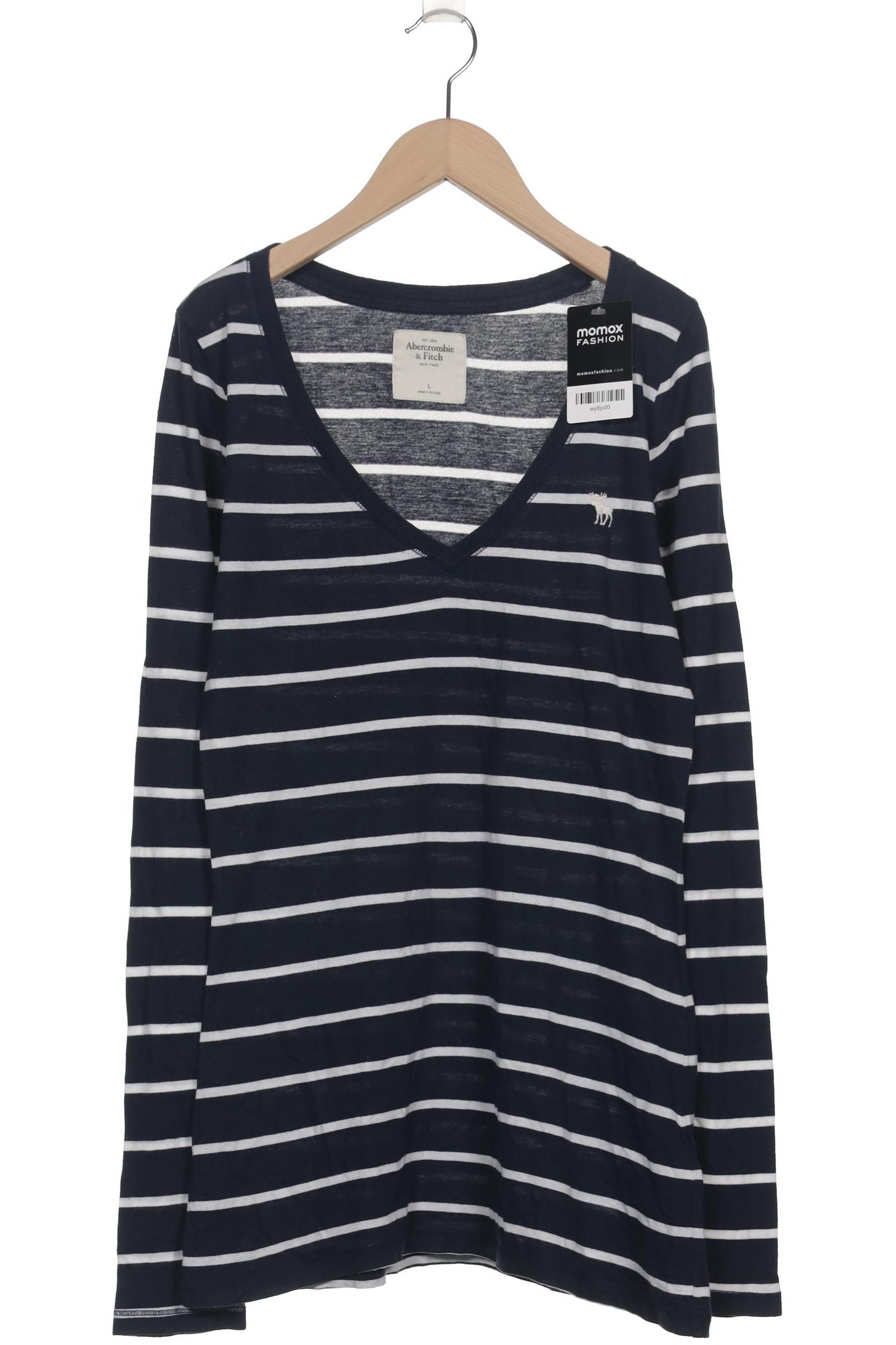 

Abercrombie & Fitch Damen Langarmshirt, marineblau, Gr. 42