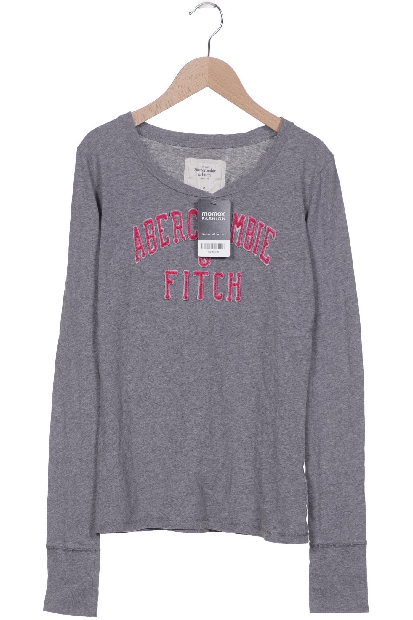 

Abercrombie & Fitch Damen Langarmshirt, grau
