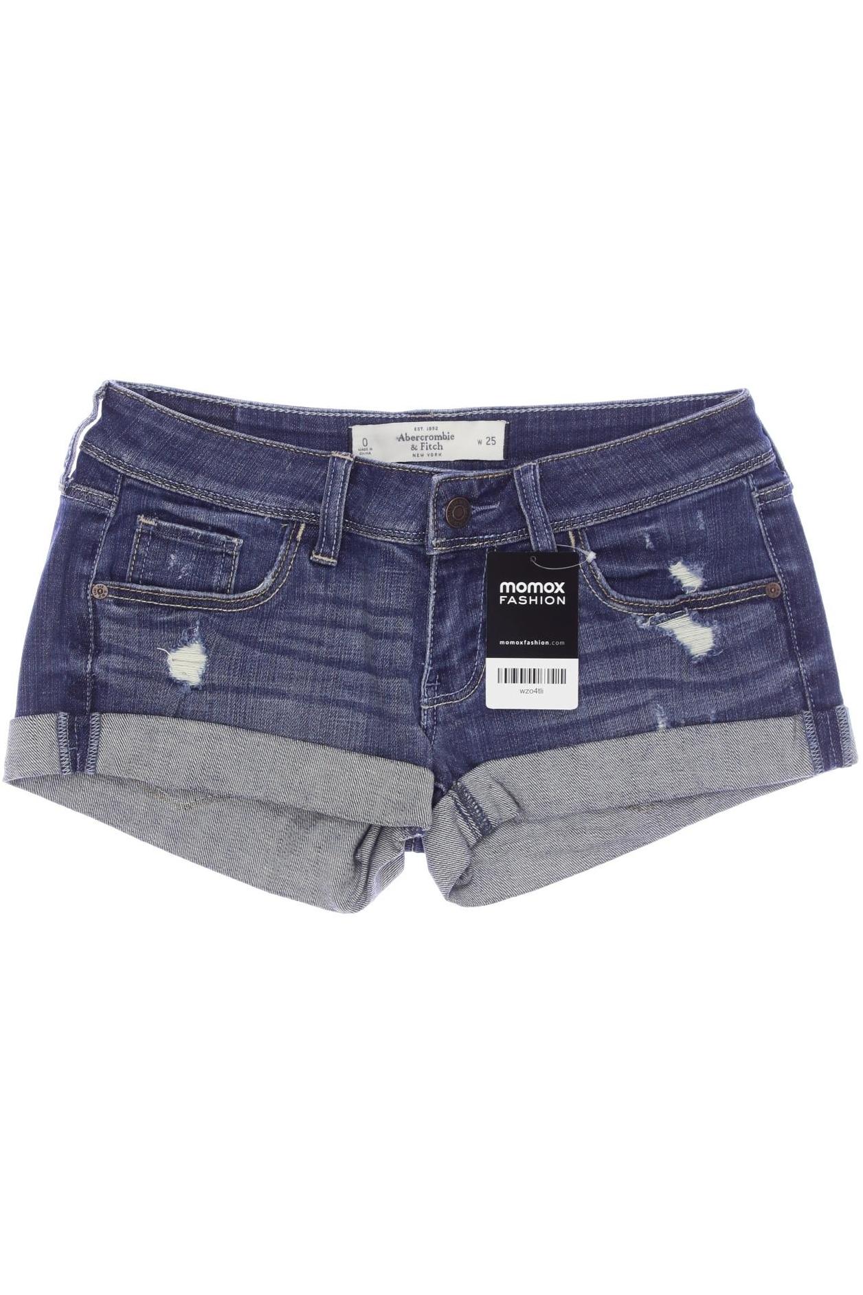 

Abercrombie & Fitch Damen Shorts, blau, Gr. 25