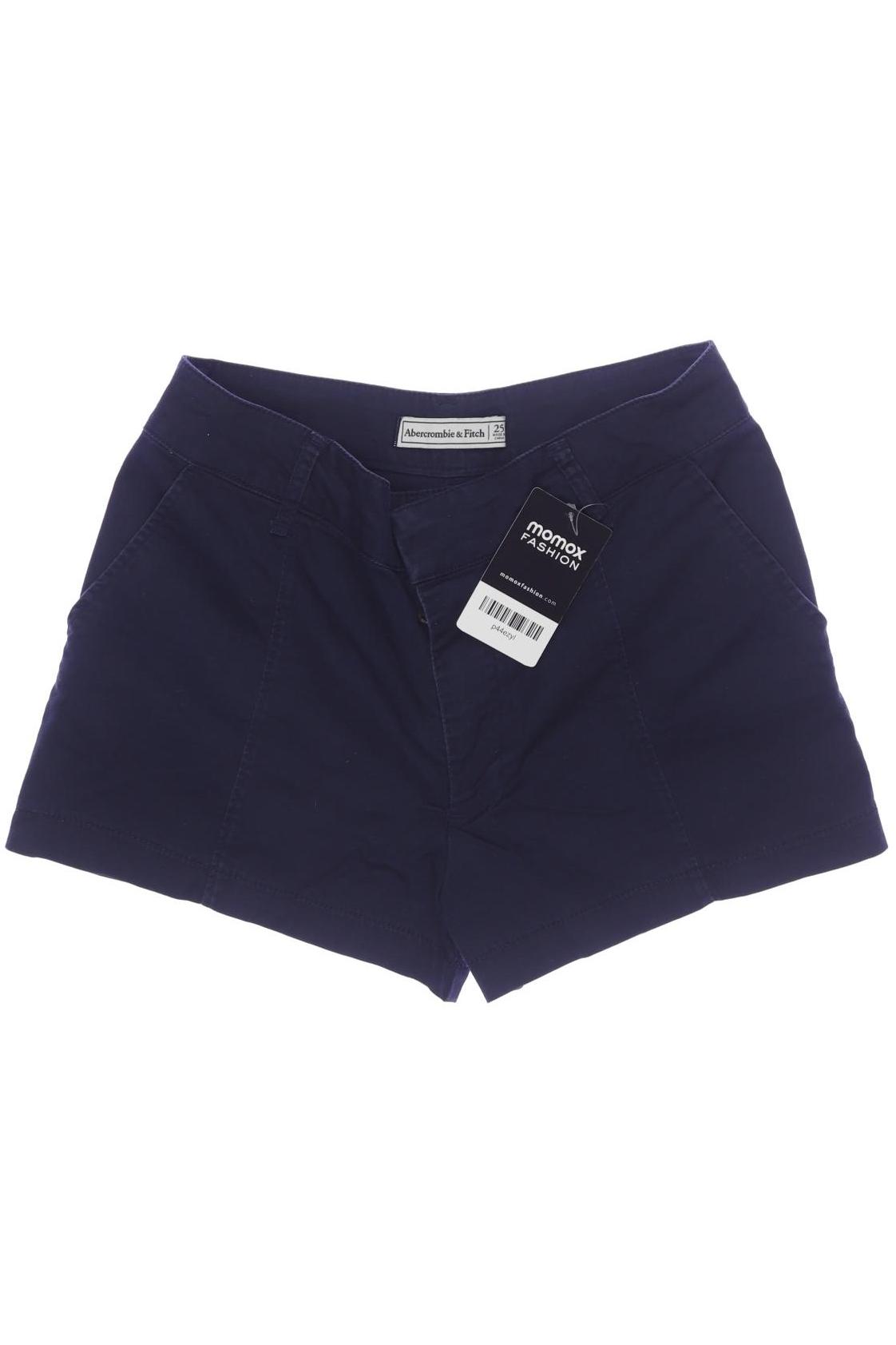 

Abercrombie & Fitch Damen Shorts, marineblau, Gr. 25