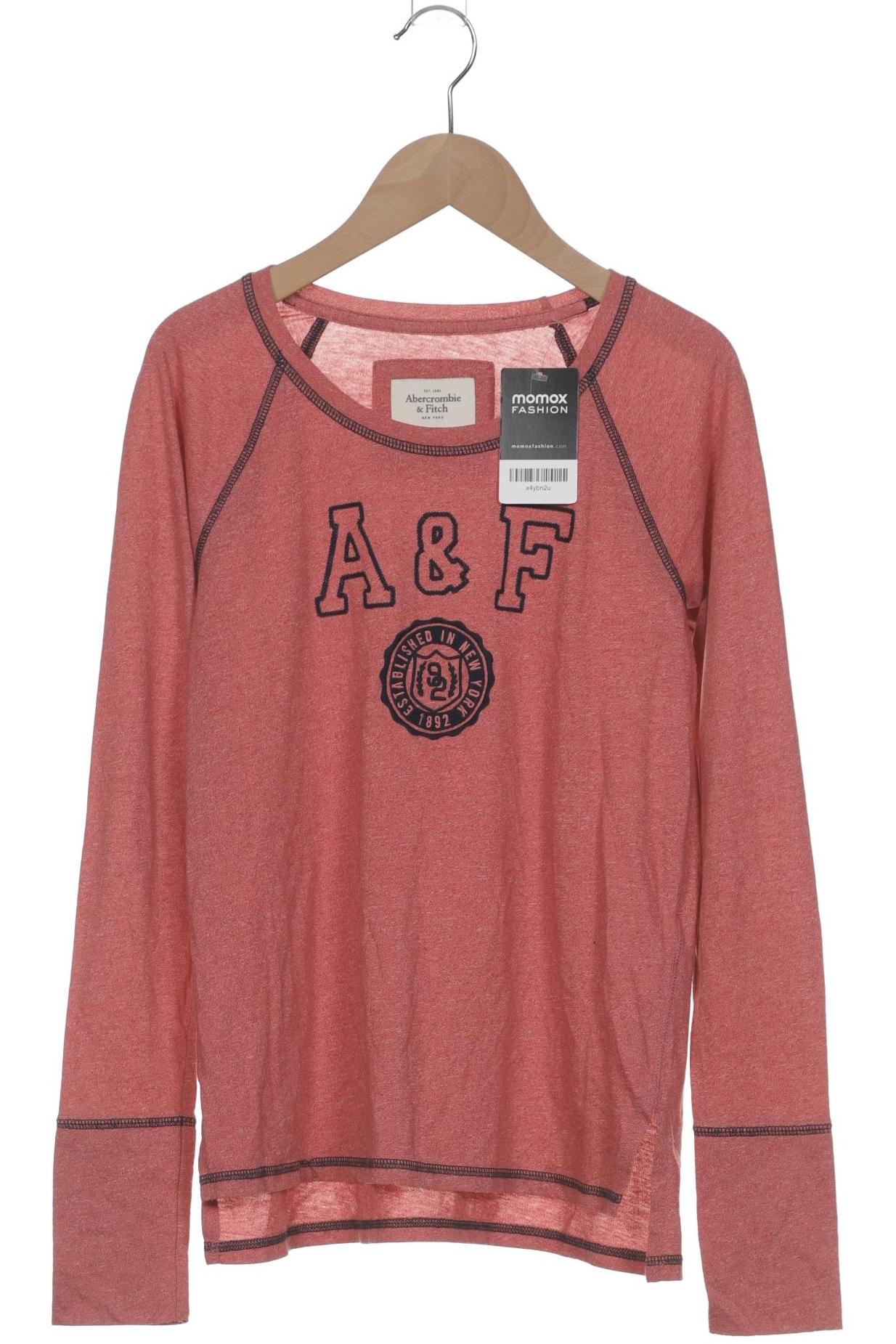 

Abercrombie & Fitch Damen Langarmshirt, rot, Gr. 34