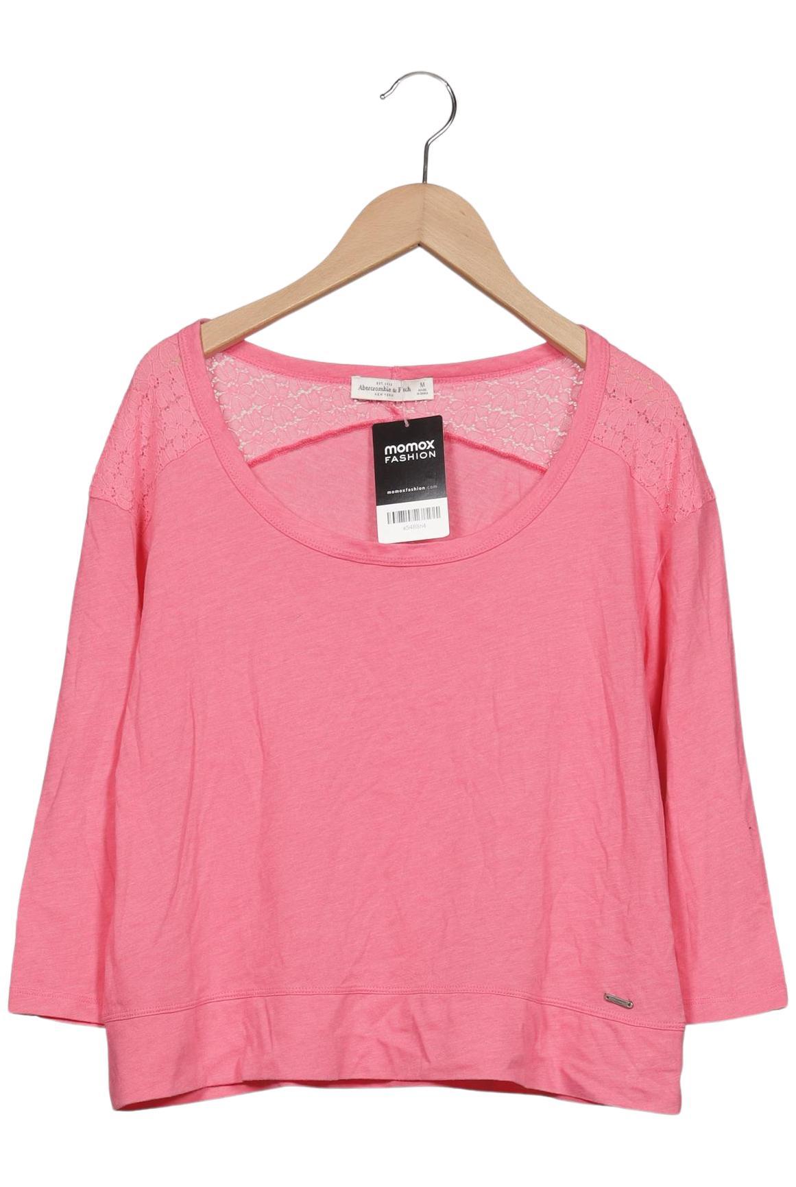 

Abercrombie & Fitch Damen Langarmshirt, pink, Gr. 38