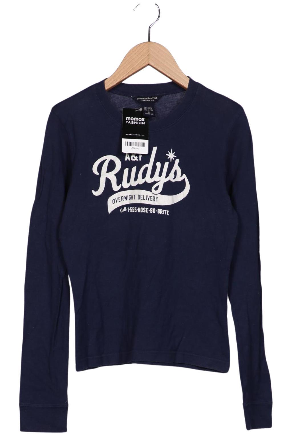 

Abercrombie & Fitch Damen Langarmshirt, marineblau, Gr. 38