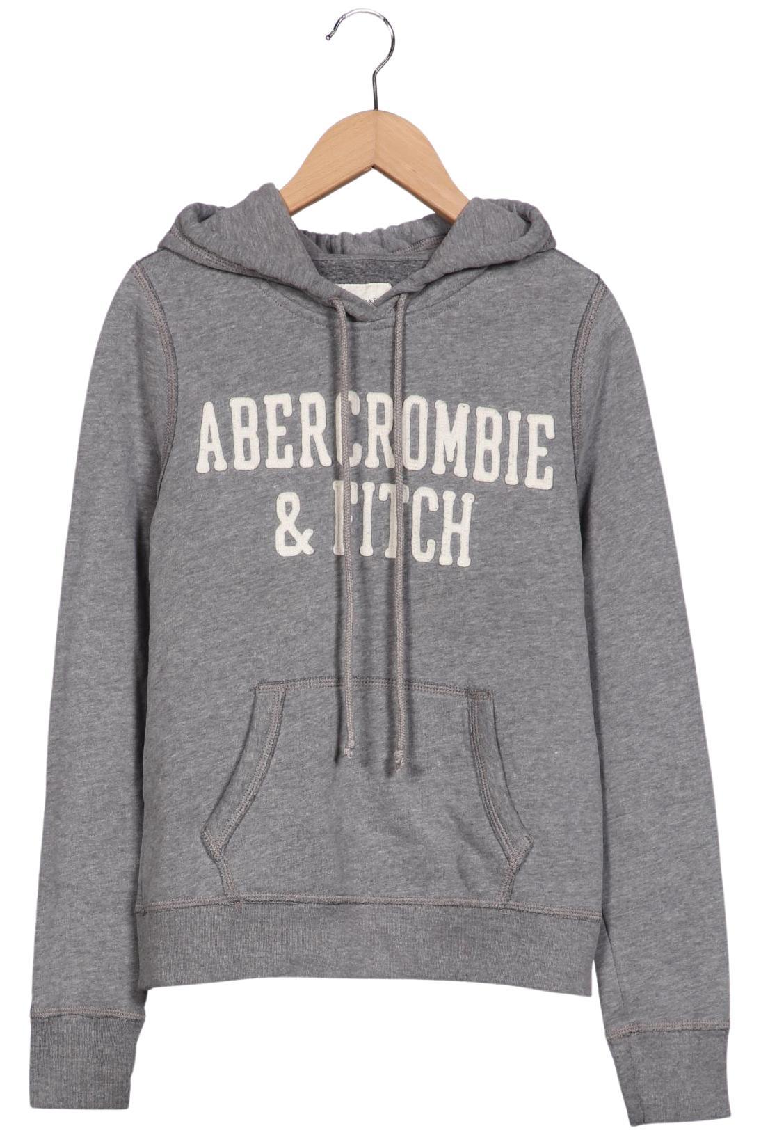 

Abercrombie & Fitch Damen Kapuzenpullover, grau, Gr. 34